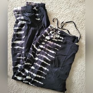 Chaser grey stripe joggers size M